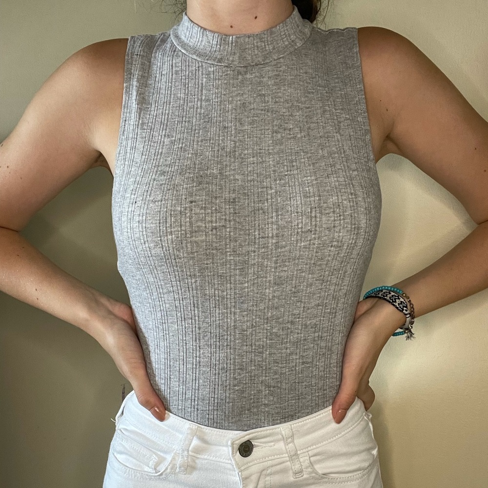 Gray Bodysuit